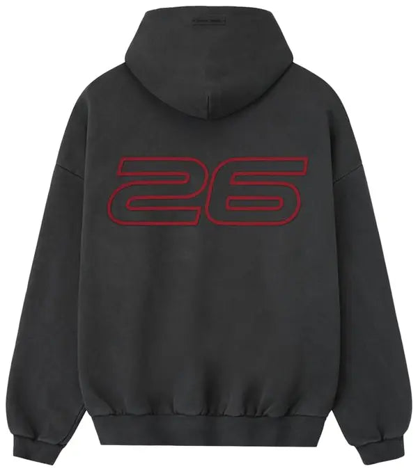 Fear of God Essentials Heavy Fleece 90s Hoodie 'Iron Grey' - Hypepieces