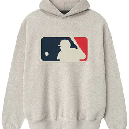 Fear of God Essentials MLB Sport Hoodie 'Heather Stone'
