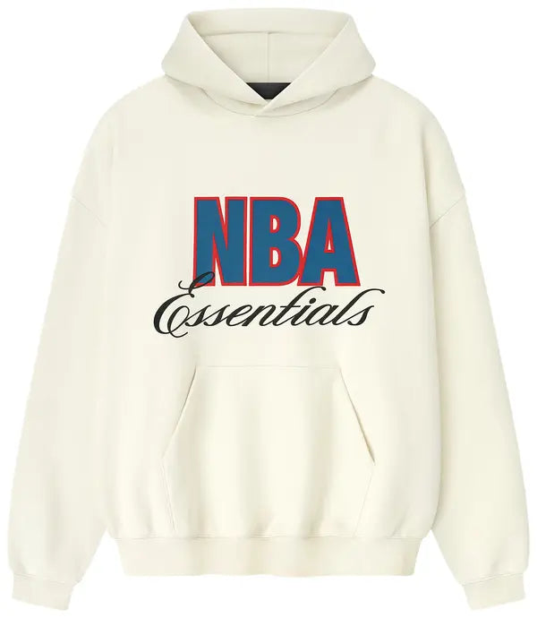 Fear of God Essentials NBA 90s Hoodie 'Cream White' - Hypepieces