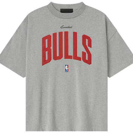 Fear of God Essentials NBA Bulls 90s Tee 'Concrete Heather'
