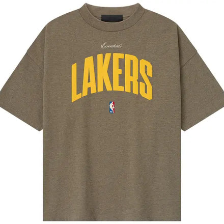Fear of God Essentials NBA Lakers 90s Tee 'Homestead Heather'