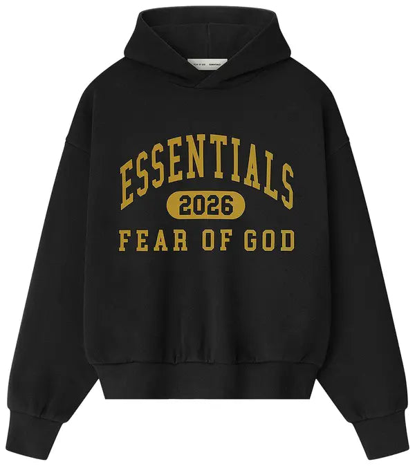 Fear of God Essentials Classic 2026 Hoodie 'Vintage Black' - Hypepieces
