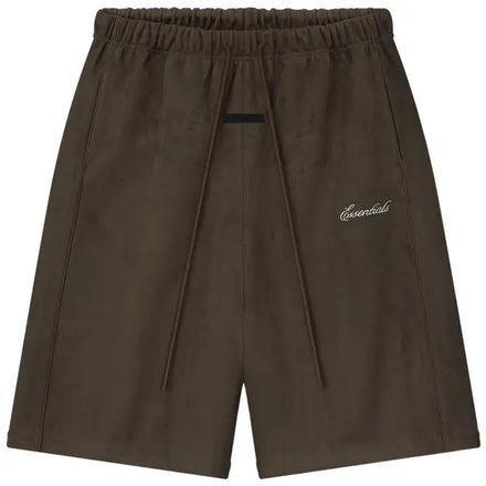 Fear of God Essentials Signature Relaxed Short With Piping 'Brown'