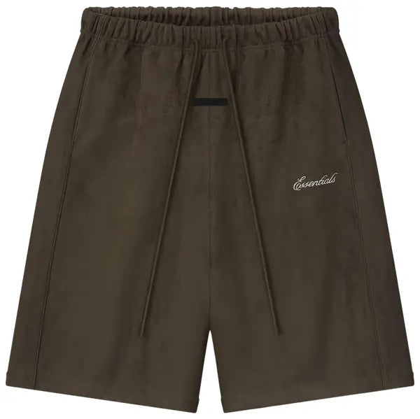 Fear of God Essentials Signature Relaxed Short With Piping 'Brown' - Hypepieces