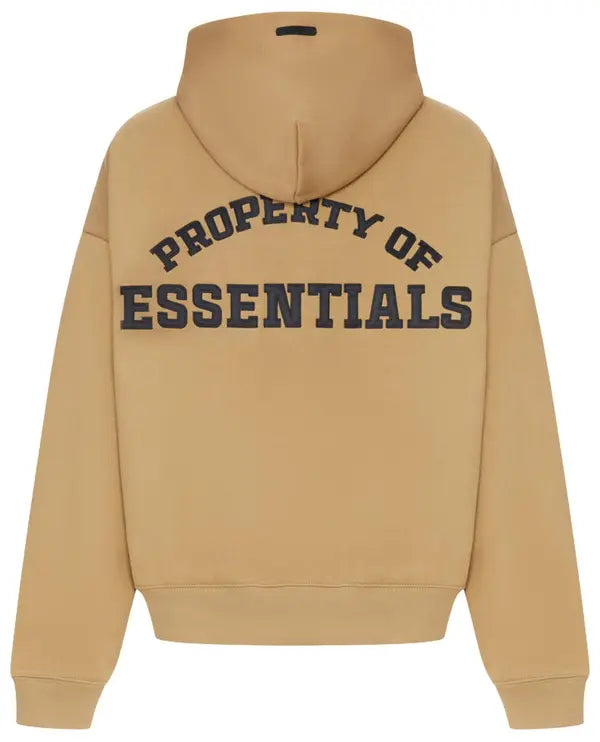 Fear of God Essentials Property Lounge Half Zip Hoodie 'Dune'