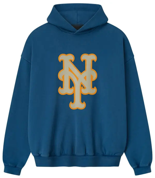 Fear of God Essentials Mets Sport Hoodie 'Blue Sapphire'