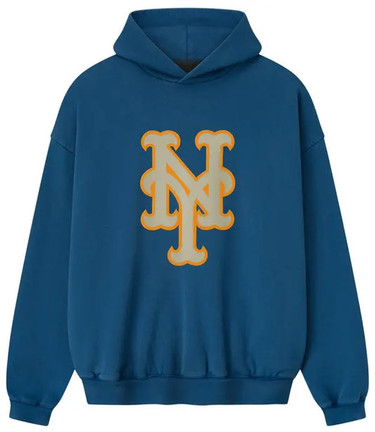 Fear of God Essentials Mets Sport Hoodie 'Blue Sapphire'