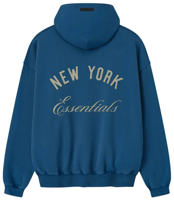 Fear of God Essentials Mets Sport Hoodie 'Blue Sapphire'