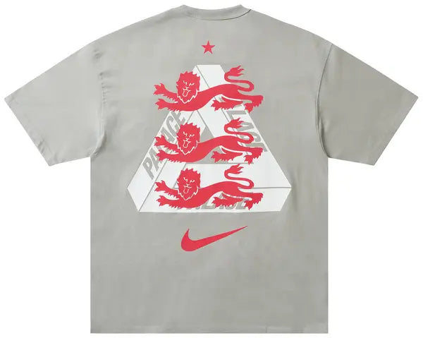 Palace x Nike England T-Shirt 'Pewter Grey'