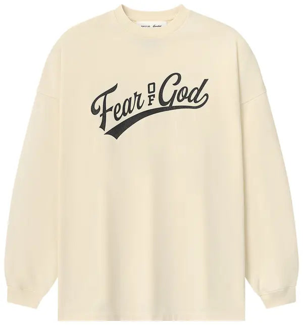 Fear of God Essentials Merch Long-Sleeve Tee 'Chalk'