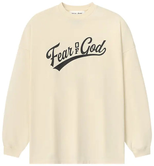 Fear of God Essentials Merch Long-Sleeve Tee 'Chalk'