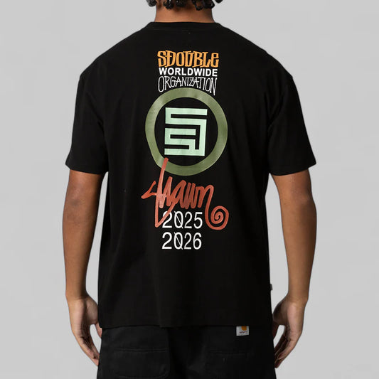 S/Double  25/26 T-Shirt - Black