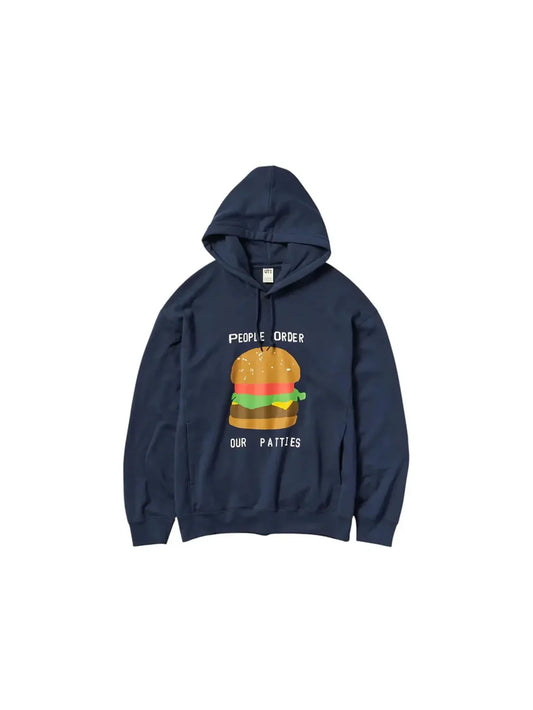 Uniqlo x CPFM Spongebob Burger Hoodie Navy