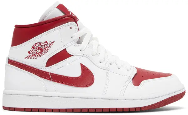 Air Jordan 1 Mid 'White Pomegranate'