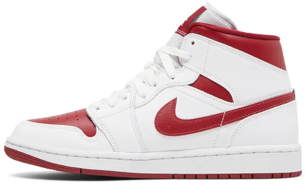 Air Jordan 1 Mid 'White Pomegranate'