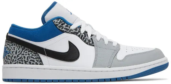 Air Jordan 1 Low SE Elephant Print 'True Blue'