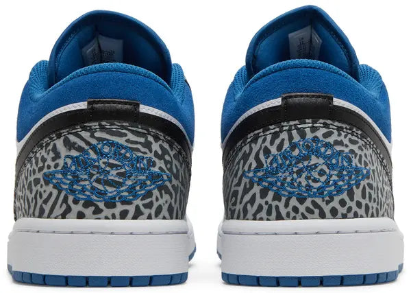 Air Jordan 1 Low SE Elephant Print 'True Blue'