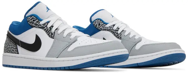 Air Jordan 1 Low SE Elephant Print 'True Blue'