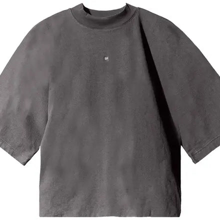 Yeezy x Gap x Balenciaga Logo Crop Tee 'Washed Black' - Hypepieces