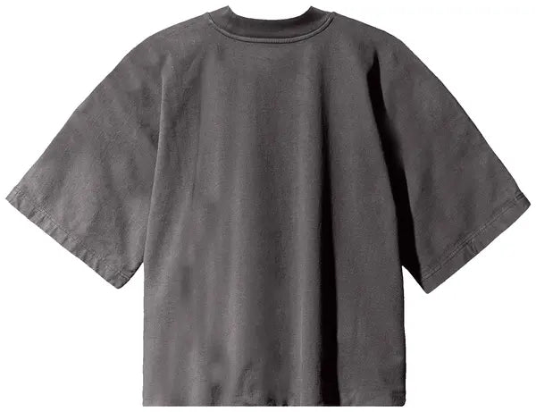 Yeezy x Gap x Balenciaga Logo Crop Tee 'Washed Black' - Hypepieces
