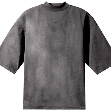 Yeezy x Gap x Balenciaga Logo 3/4 Sleeve Tee 'Dark Grey' - Hypepieces