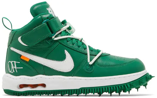 Off-White x Nike Air Force 1 Mid SP Leather 'Pine Green' - Hypepieces
