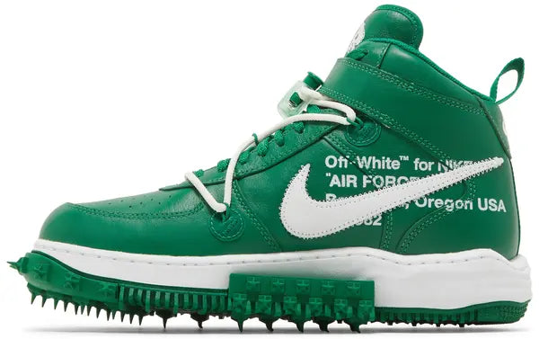 Off-White x Nike Air Force 1 Mid SP Leather 'Pine Green'