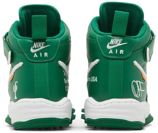 Off-White x Nike Air Force 1 Mid SP Leather 'Pine Green'
