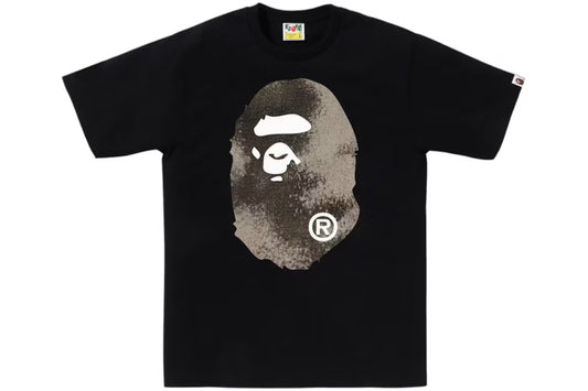 BAPE High Tone Bleach Big Ape Head Tee 'Black'