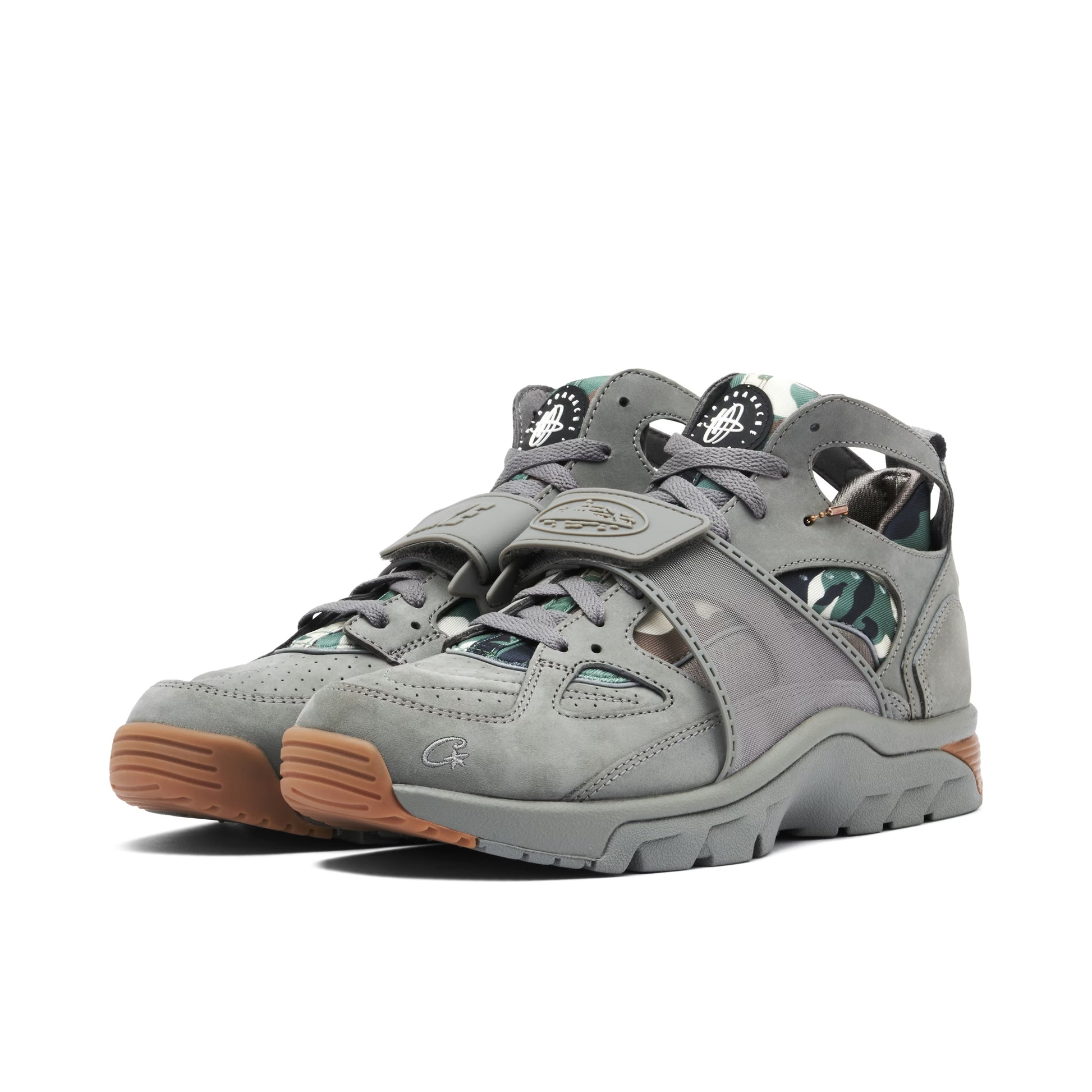 Corteiz x Nike Air Trainer Huarache 'Gully Grey' - Hypepieces