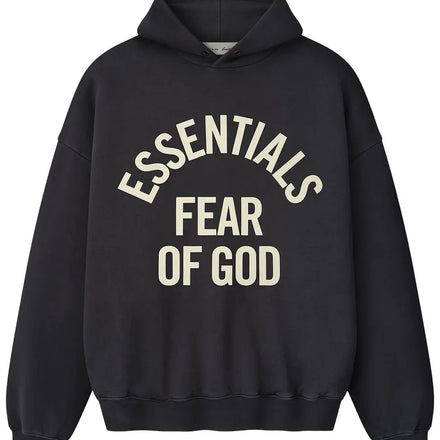 Essentials FOG Campus 90s Hoodie Black - Hypepieces