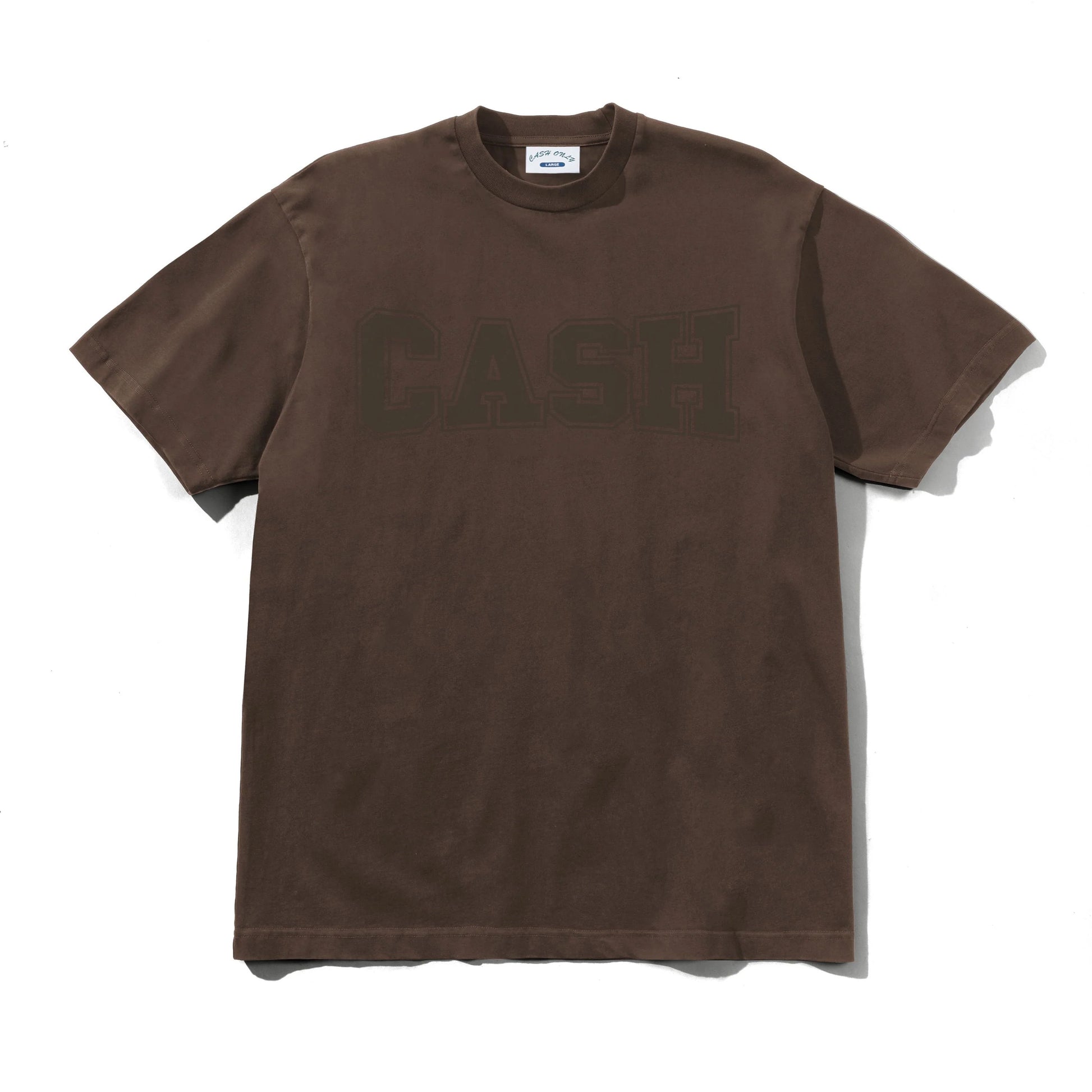 Cash Only Campus Tee 'Brown' - Hypepieces