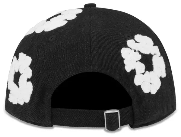 Denim Tears Denim Cotton Wreath Cap 'Black' - Hypepieces