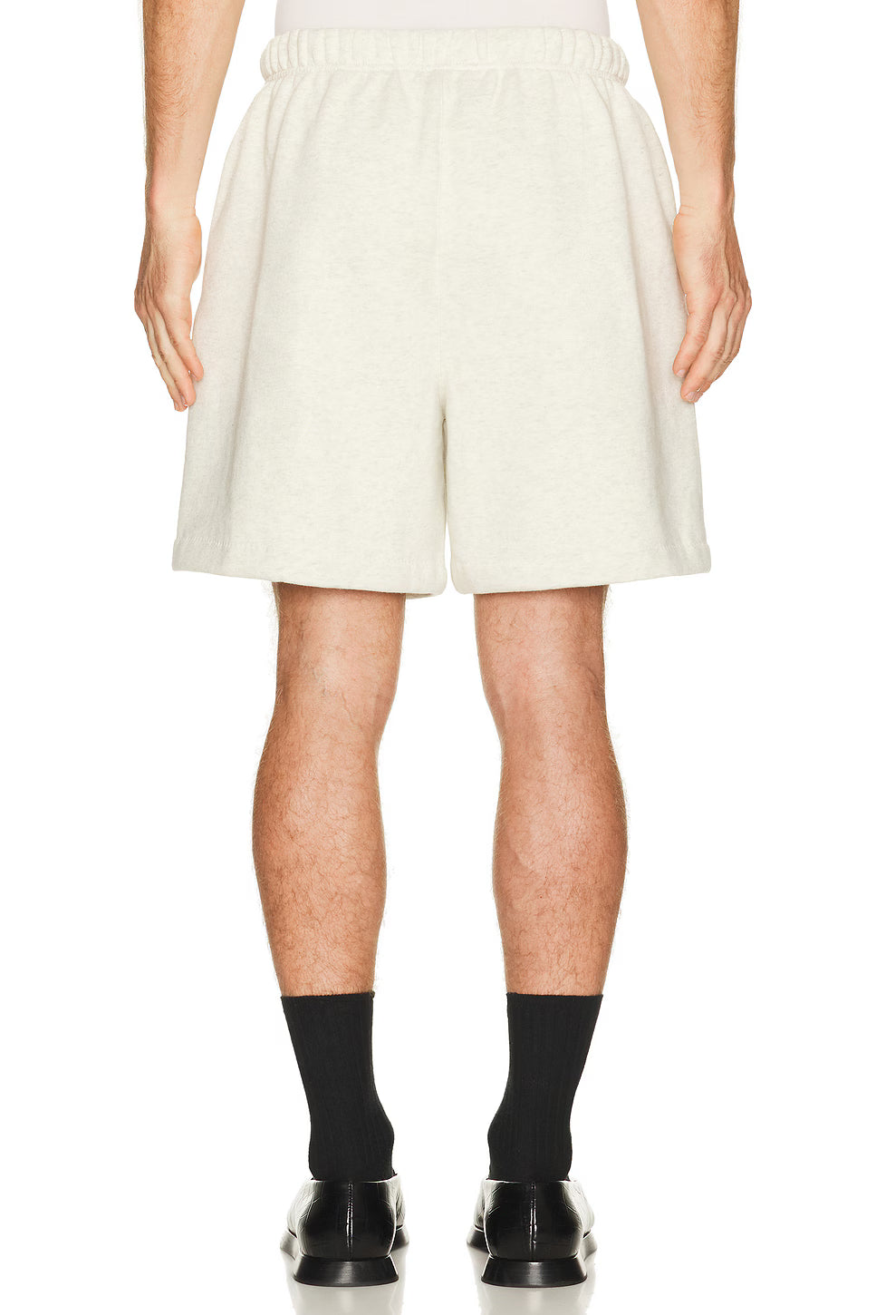 Fear Of God Essentials Signature Shorts 'Light Oatmeal' - Hypepieces