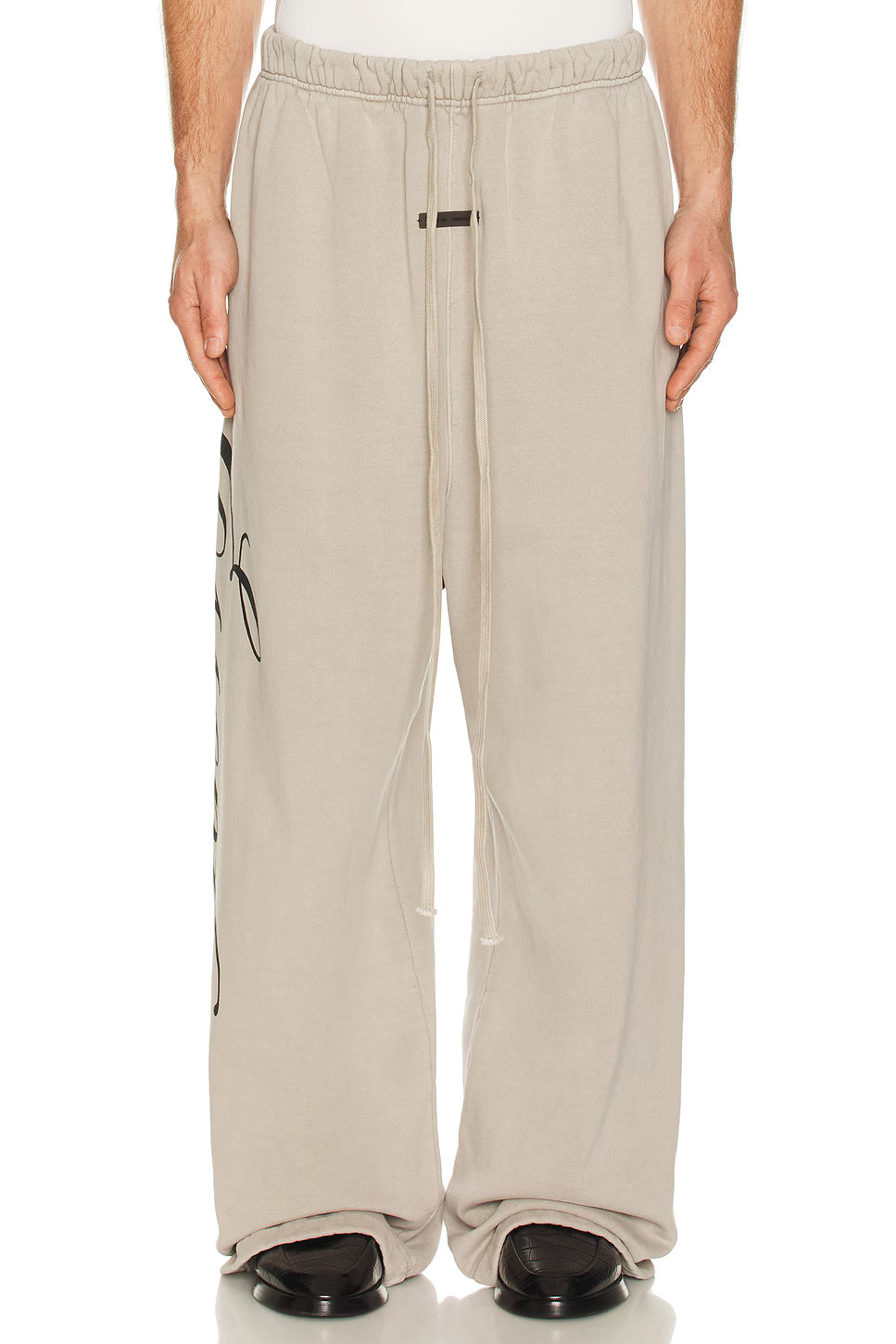 Fear Of God Essentials Script Sweatpants 'Grey' - Hypepieces