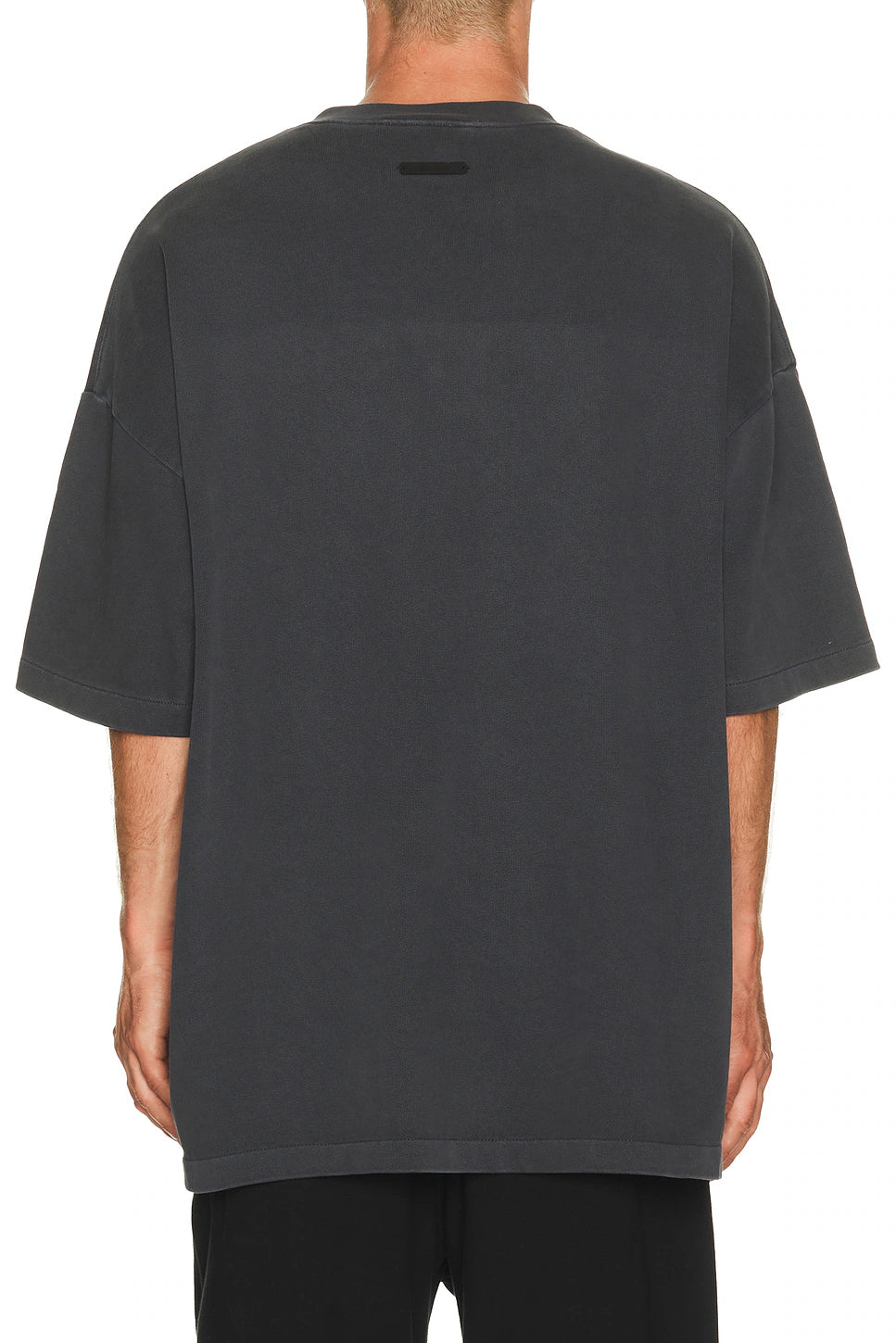 Fear Of God Essentials Script Tee 'Stone Black' - Hypepieces