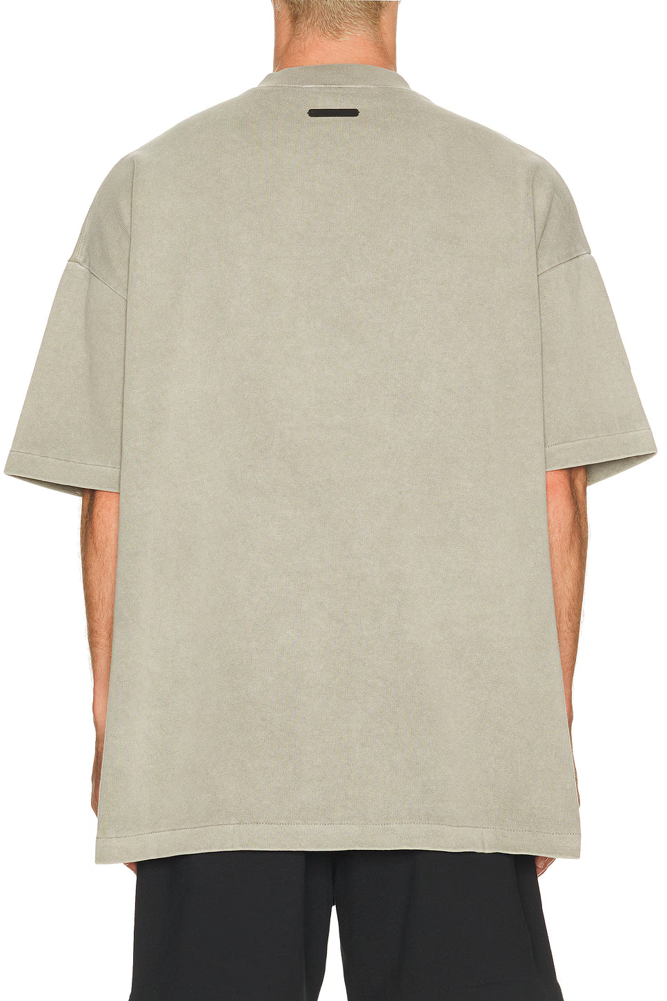 Fear Of God Essentials 90s Script Tee 'Smoke Grey' - Hypepieces