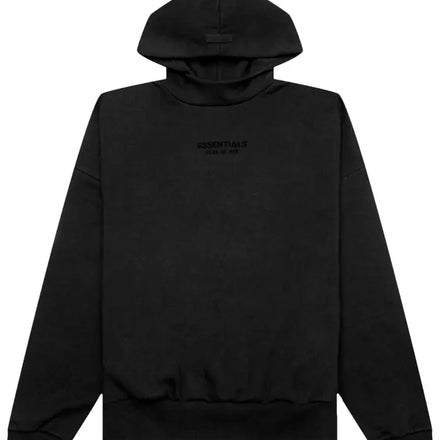 Fear Of God Essentials Jet Black Arch Hoodie - Hypepieces
