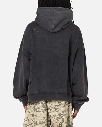 Las Vegas Raiders Distressed Rhinestone Hoodie - Hypepieces