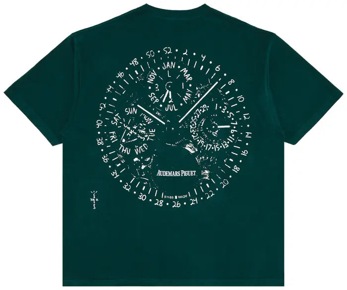 Travis Scott x Audemars Piguet Watch Face Tee 'Green - Hypepieces