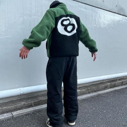 Stussy 8 Ball Fleece Green