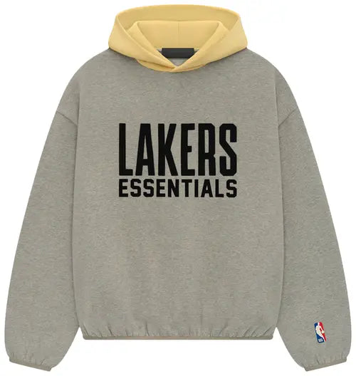Essentials NBA Lakers Hoodie 'Warm Heather' - Hypepieces