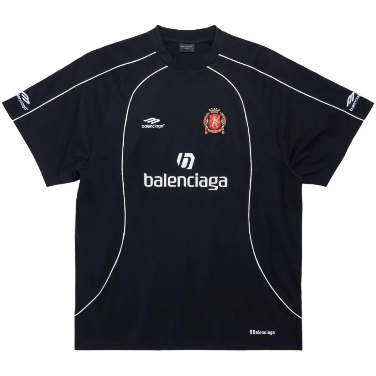 Balenciaga Shanghai Soccer Tee 'Black'
