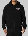 S/Double  Cities Zip Thru Hoodie - Black