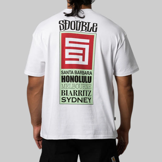 S/Double Tall Billboard Tee 'White' - Hypepieces