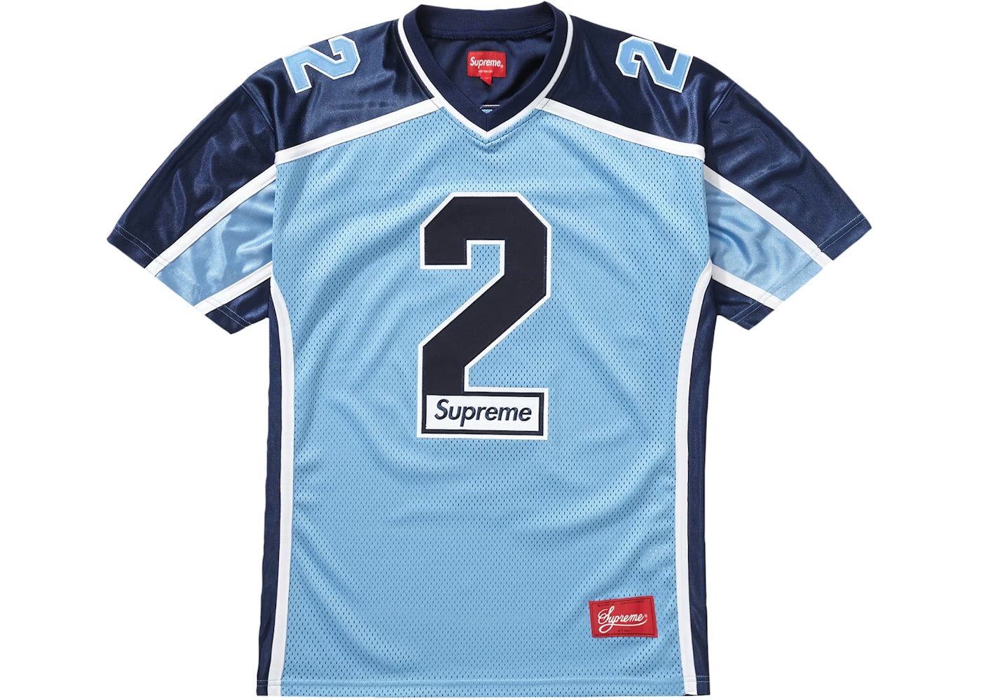Supreme Above All Football Jersey 'Light Blue'
