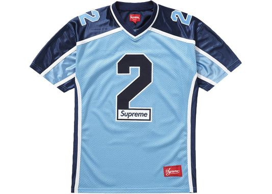 Supreme Above All Football Jersey 'Light Blue'