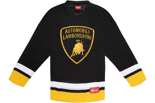 Supreme x Automobili Lamborghini Hockey Jersey 'Black' - Hypepieces