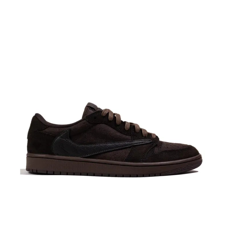 Travis Scott Jordan 1 Low Velvet Brown