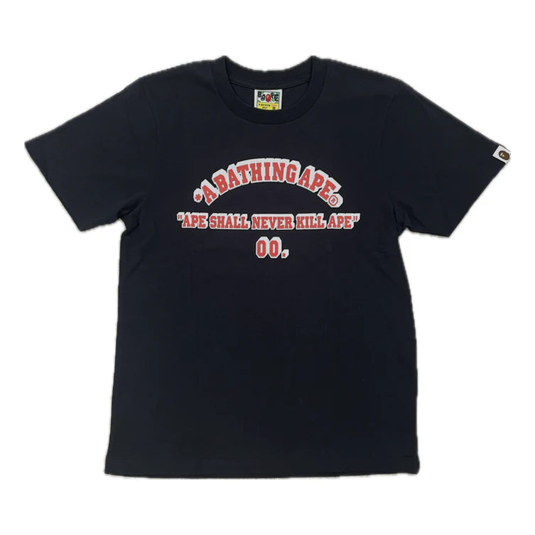 A Bathing Ape Lettered Tee 'Black'